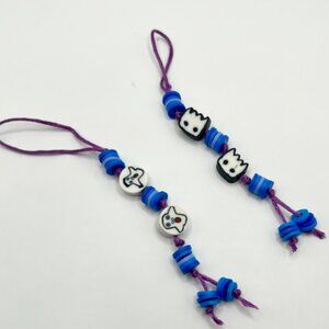 Halloween Ghosts Galore Beads Phone Charm Strap Bag Keychain Charm Halloween